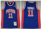 Pistons 11 Isiah Thomas Blue 1988-89 Hardwood Classics Jersey,baseball caps,new era cap wholesale,wholesale hats